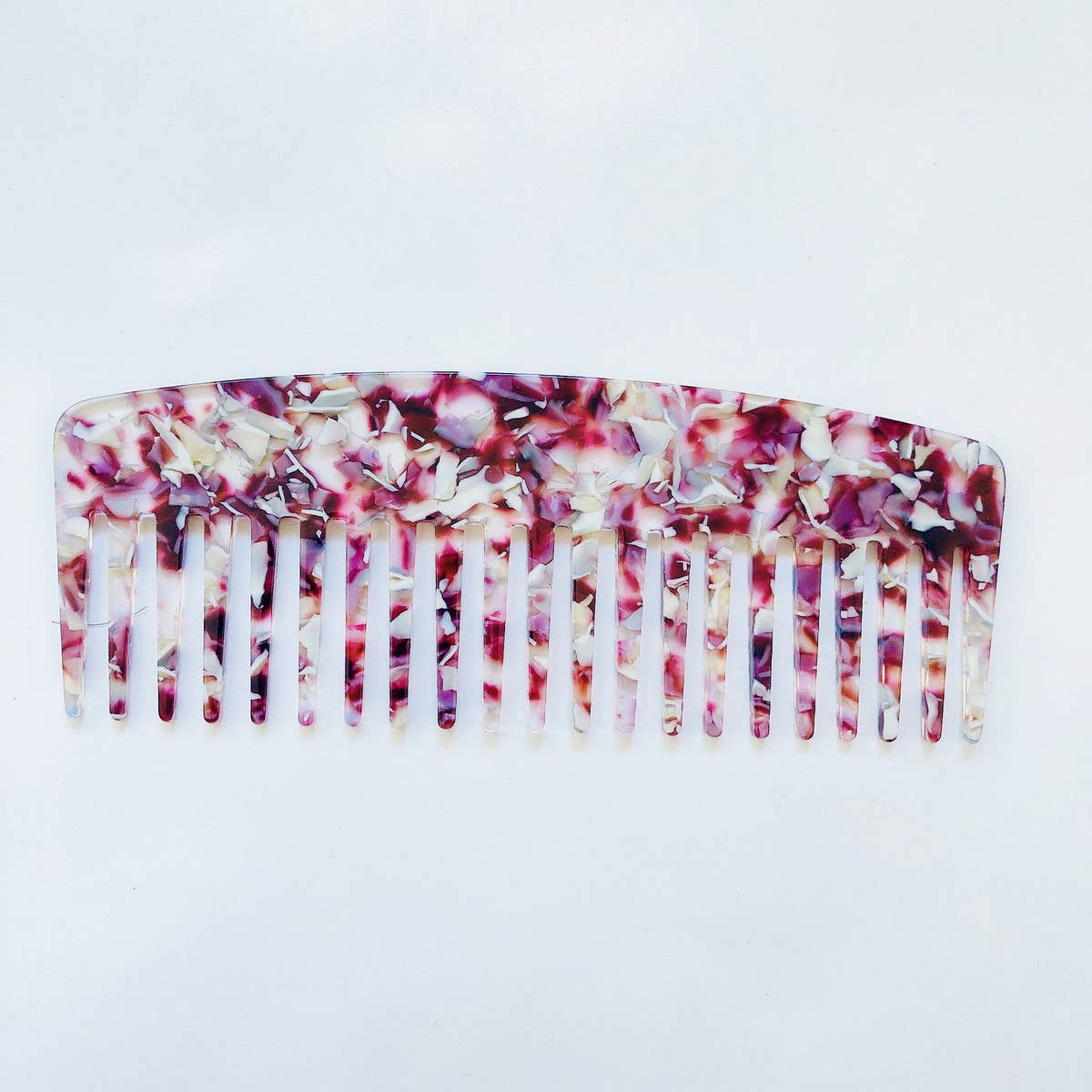 SIMPLE ANTI-STATIC LEOPARD PRINT HAIR COMB