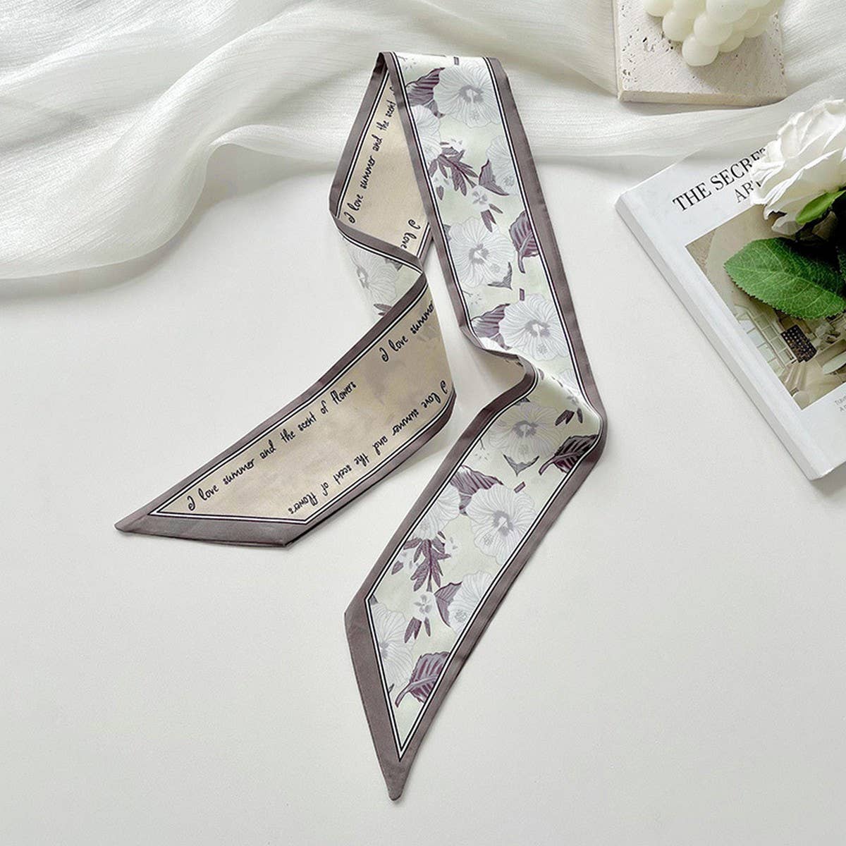 WOMEN VERSATILE PRINTED FLORAL HAIRBAND