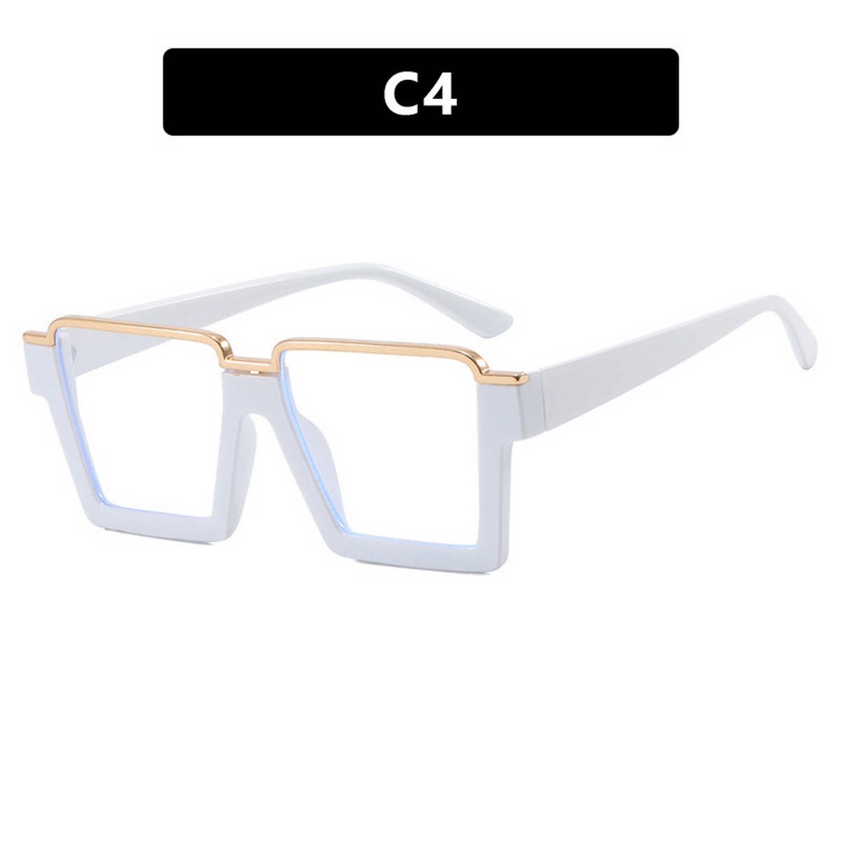 FASHIONABLE SQUARE FLAT GLASSES ANTI-BLUE LIGHT