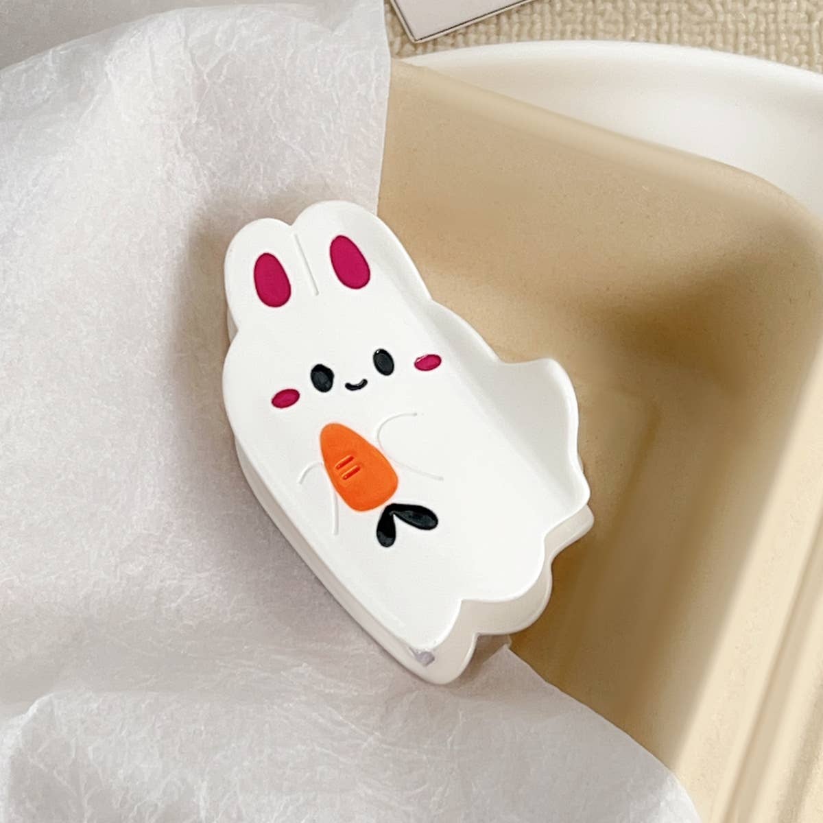 Cute animal acetate plate gripper shark gripper