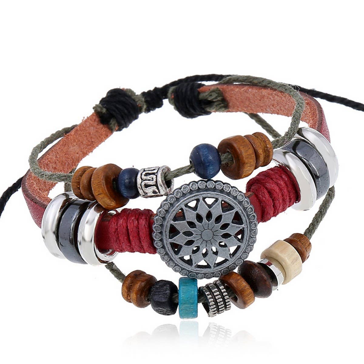 FASHION RETRO PERSONALITY LEATHER BRACELET_CWMM4461