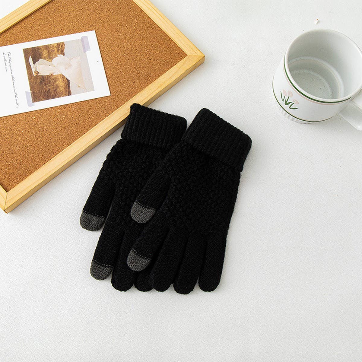 Self-Heating Knit Gloves ? Cute & Warm Design_CWAG0198