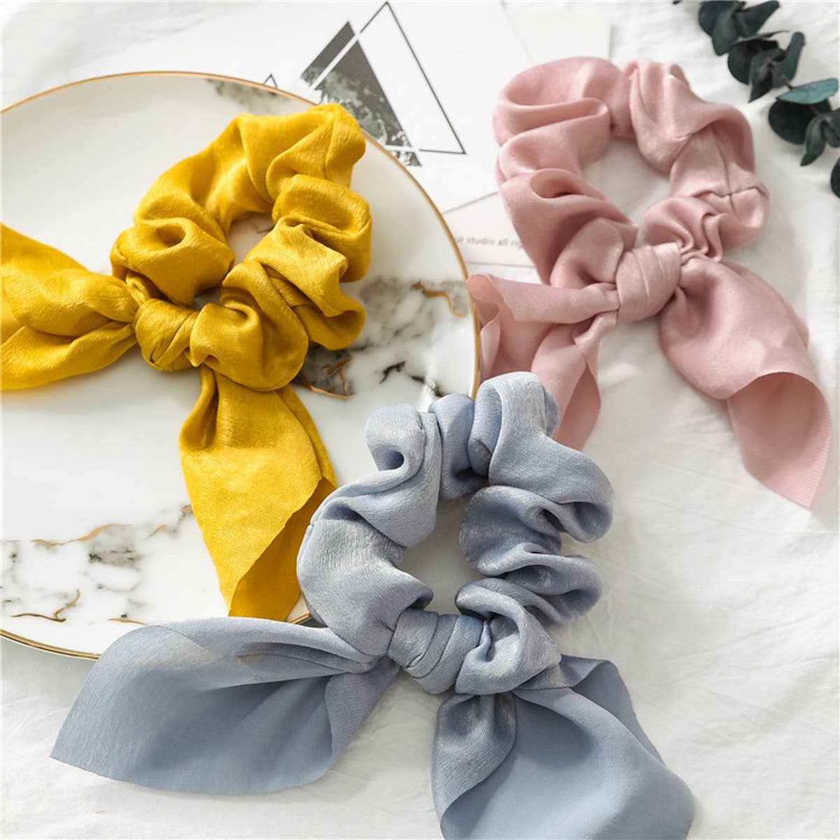 RIBBON HAIR BAND LARGE INTESTINE HAIR ACCESSORIES