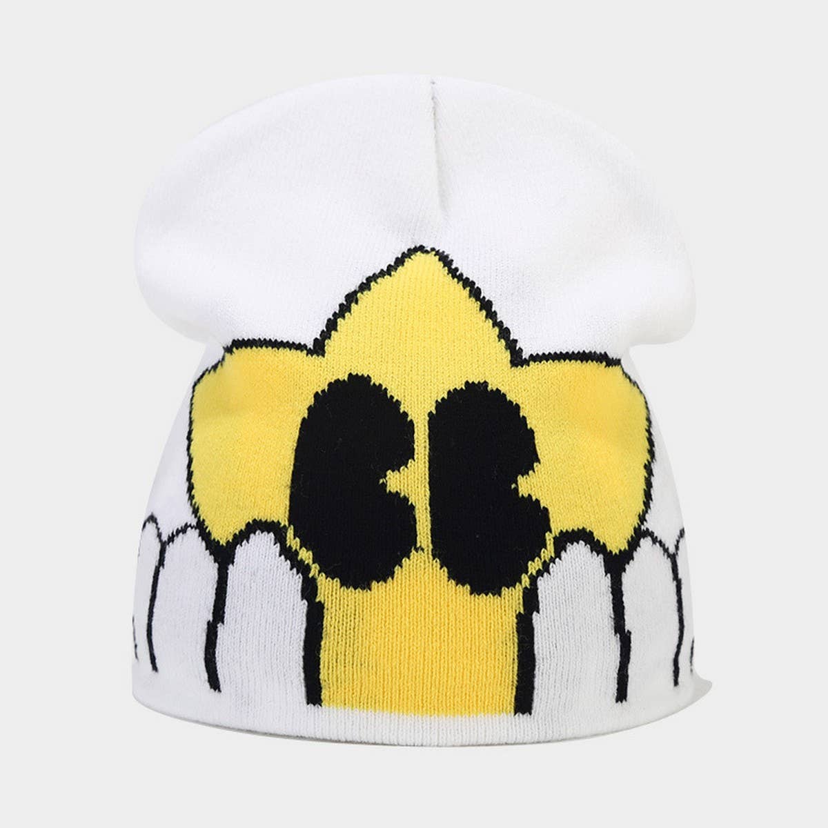CUTE CARTOON PATTERN WINTER KNITTED HAT