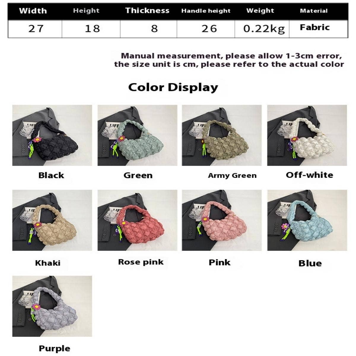 Mini Puffy Cloud Dumpling Shoulder Bag_CUAB00479