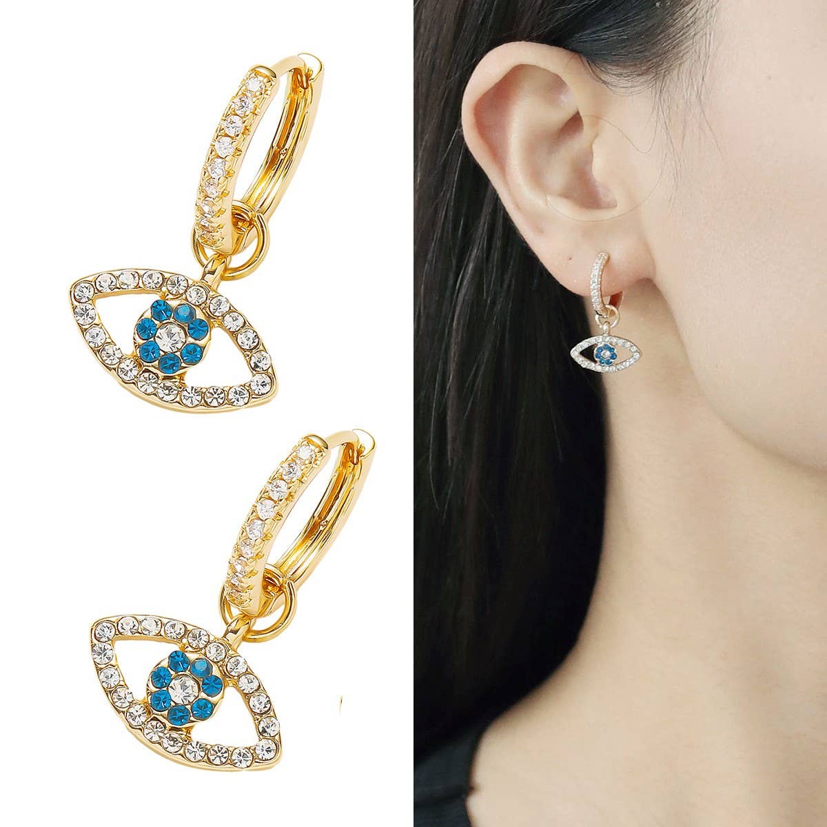 NEW FASHION DAILY ALL-MATCH DEVIL EYE EARRINGS