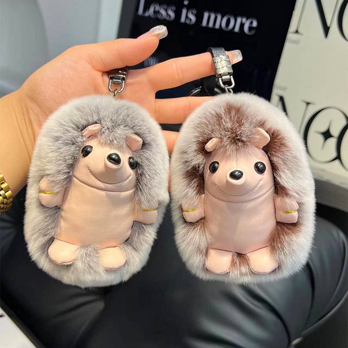 CUTE LITTLE HEDGEHOG CAR KEYCHAIN BAG PENDANT