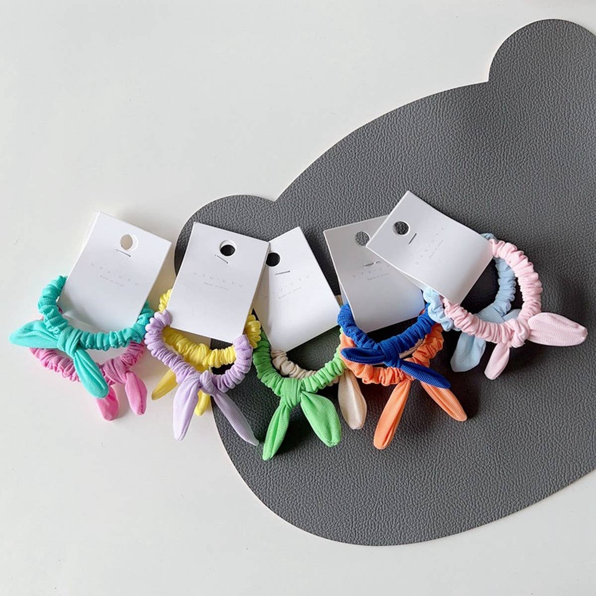 NEW COLOR MATCHING BOW HAIR RING HAIR ROPE