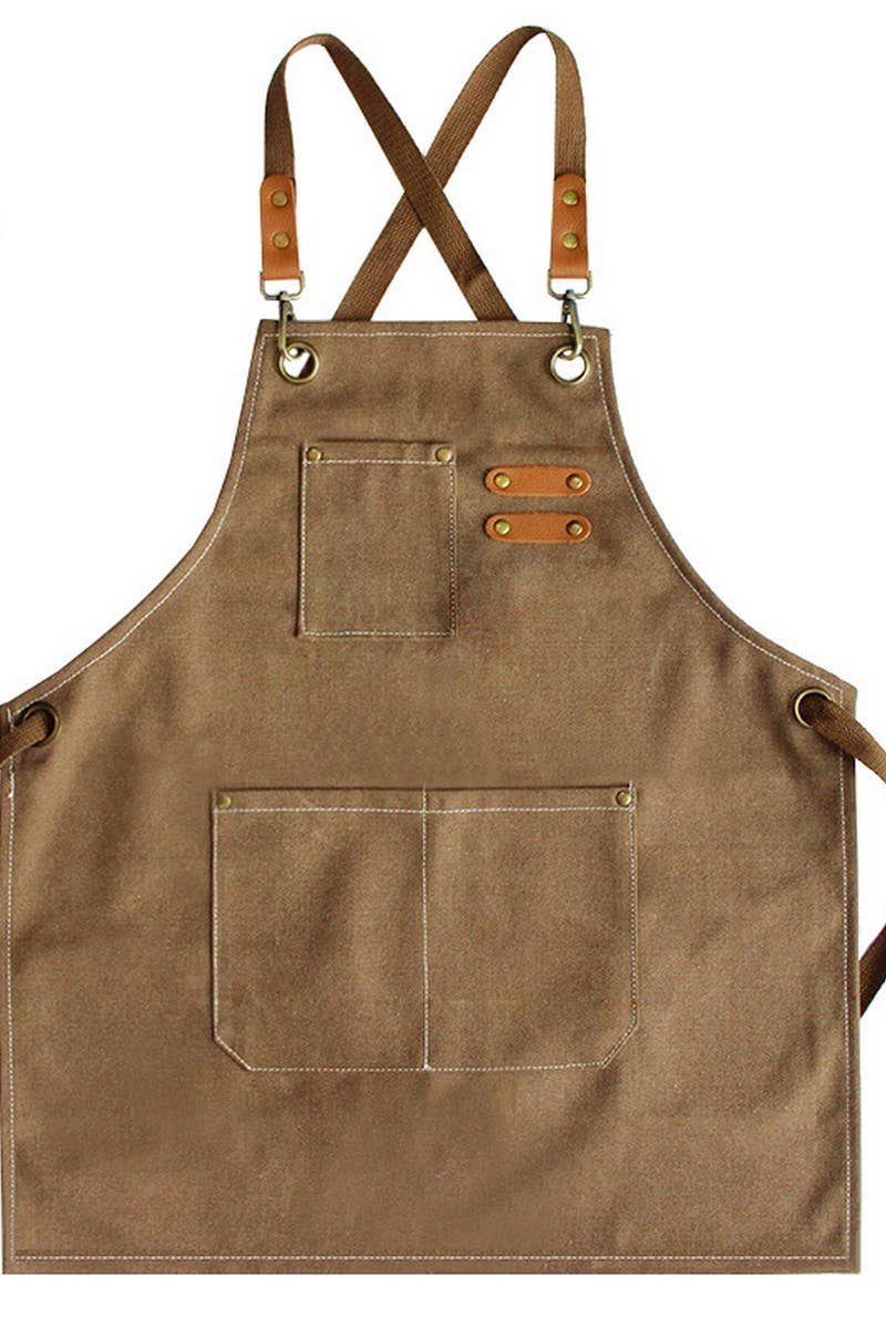 CWAB3990_COTTON CANVAS CHILDREN'S PAINTING APRON