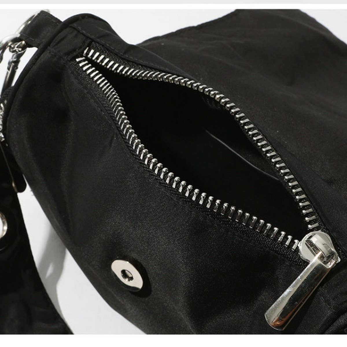 VINTAGE DOUBLE BUTTON SHOULDER BAG TOTE BAG_CWAB1390