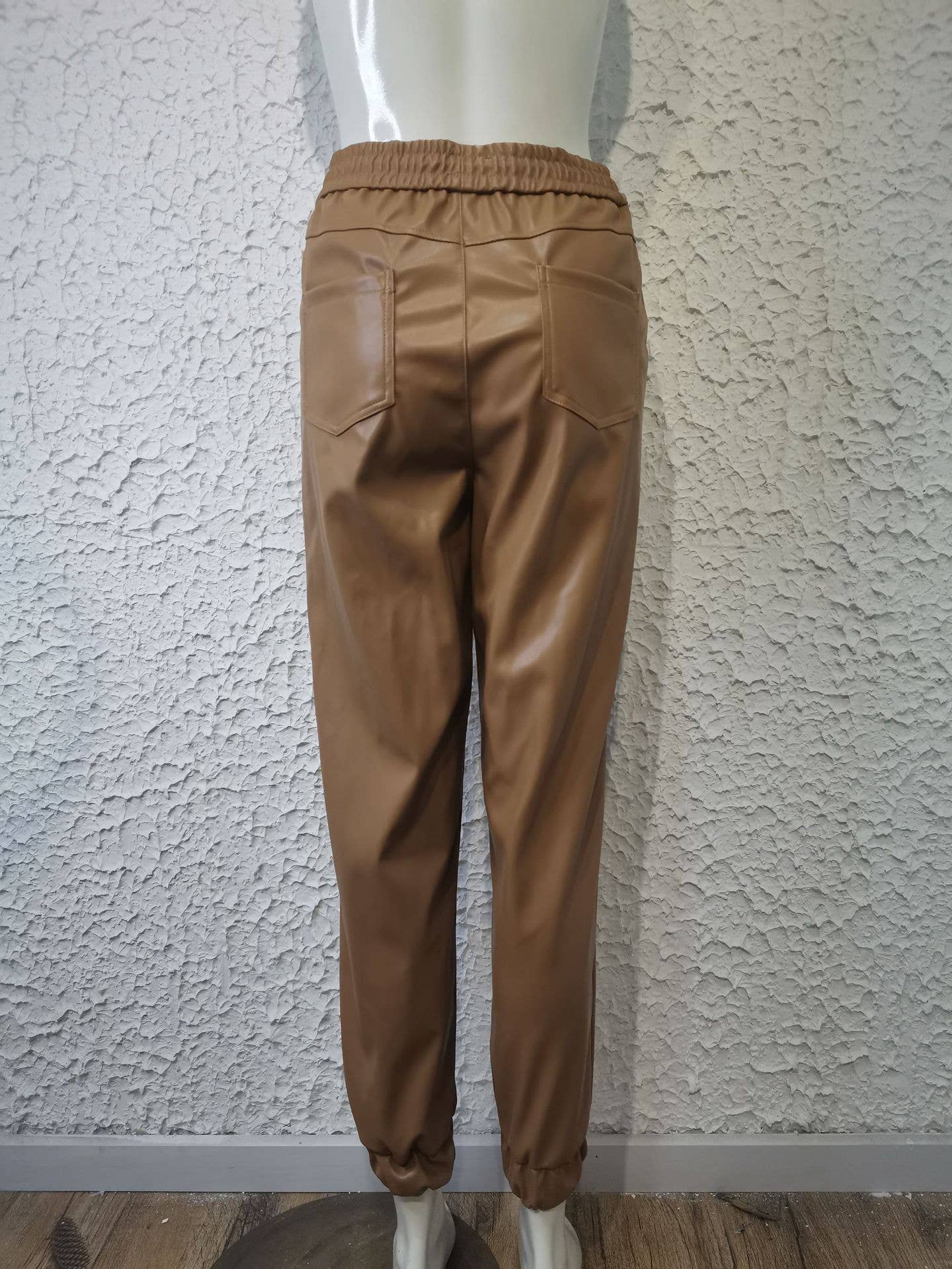 TEMPERAMENT SIMPLE ROPE WAIST SMALL FOOT PANTS