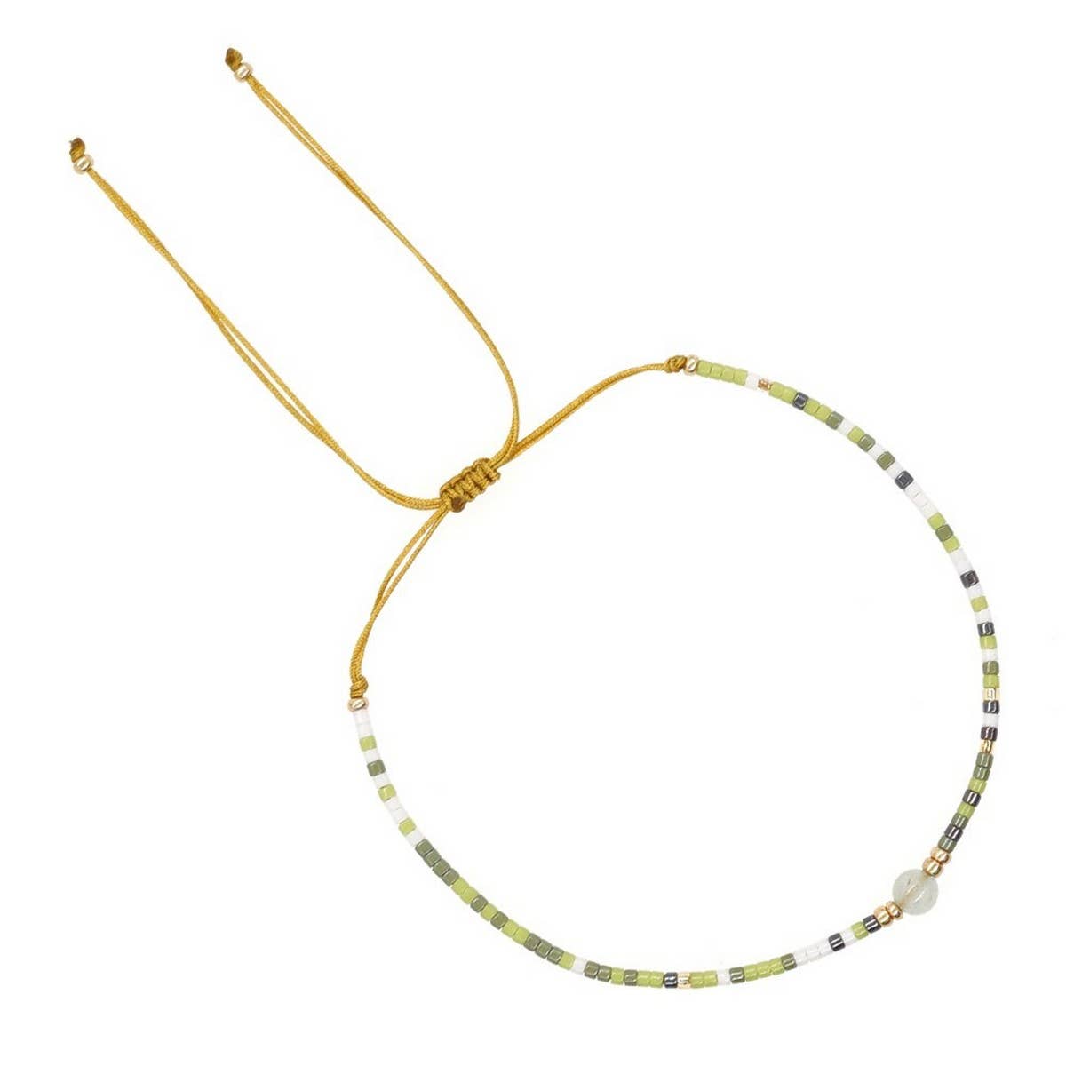 HAND-WOVEN FASHIONABLE RICE BEADS BRACELET_CWAB4620