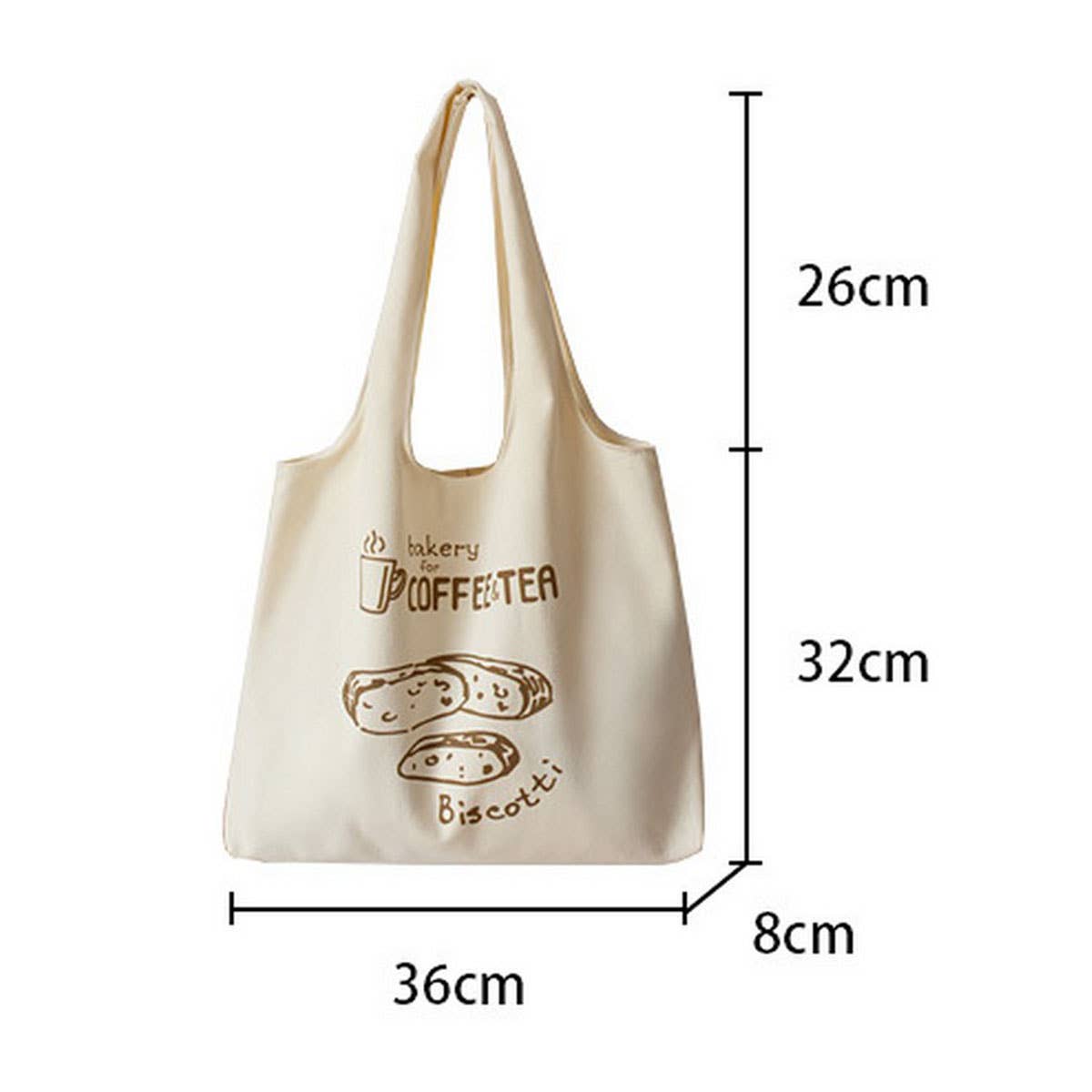 Simple Vest Style Canvas Tote Bag for Students_CWAB5661
