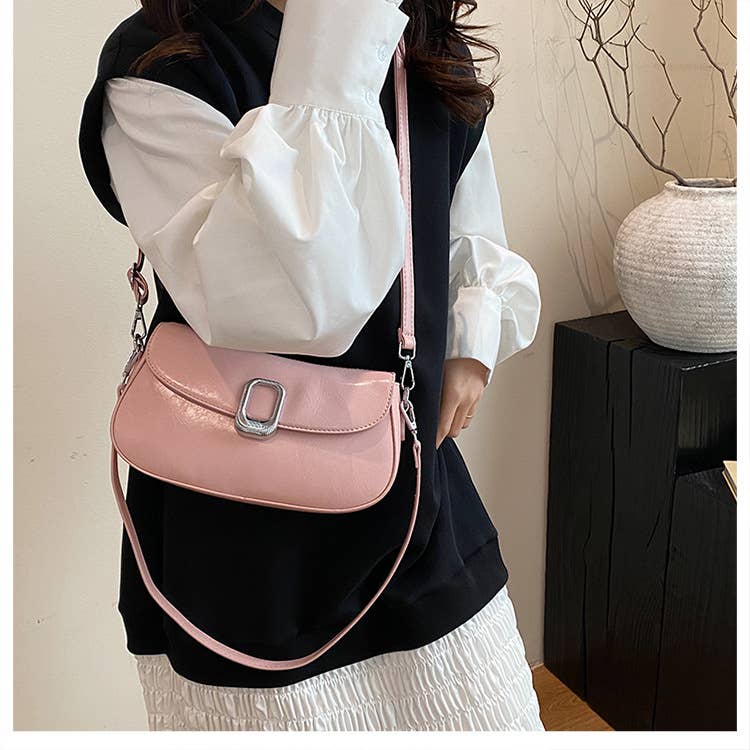 Simple fashionable and textured underarm bag