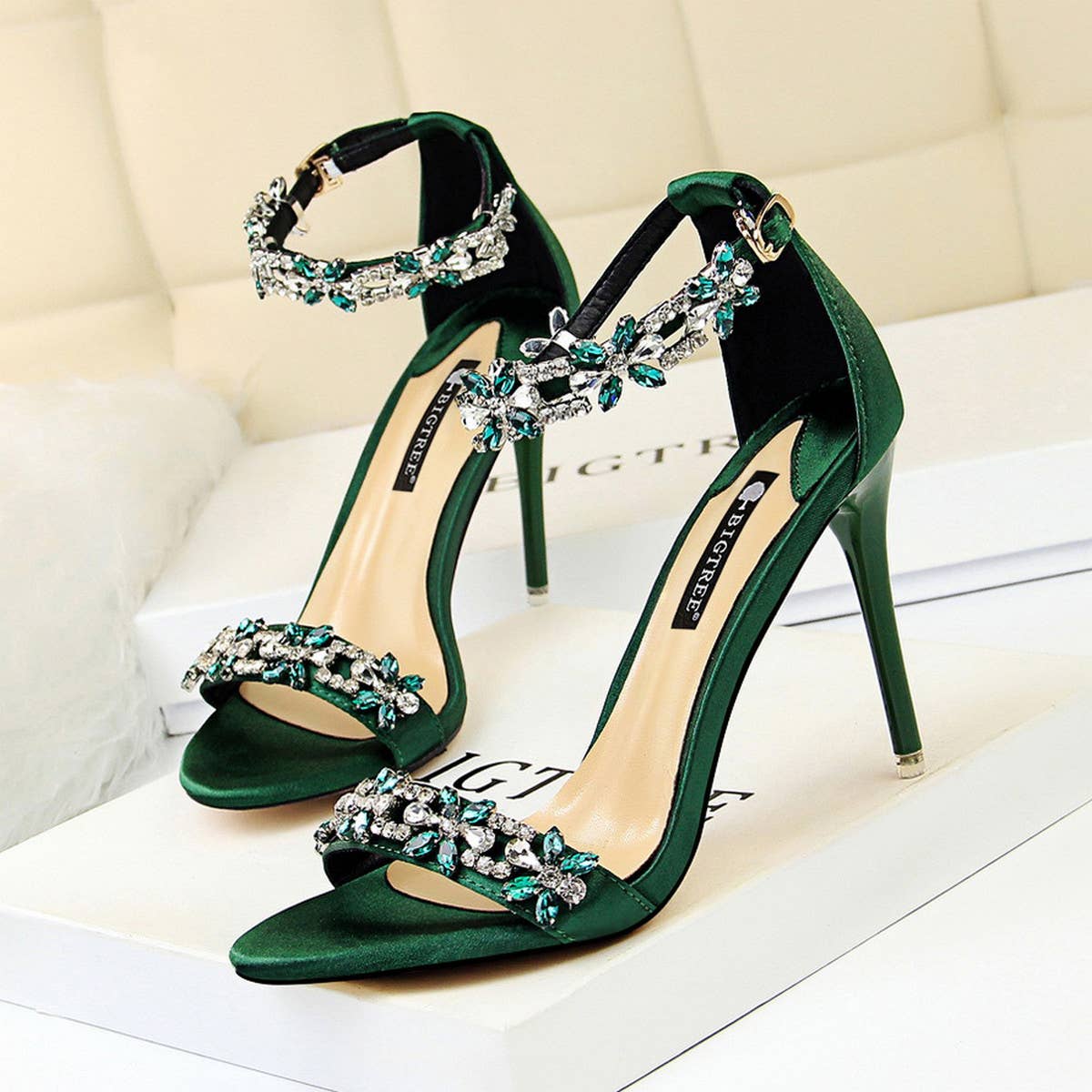 OPEN TOE RHINESTONE HIGH HEELS WITH THIN HEELS_CWSHH0033