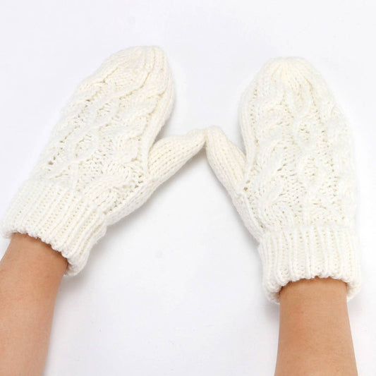 WINTER SOLID COLOR KNITTED FINGERLESS GLOVES_CWAG0252