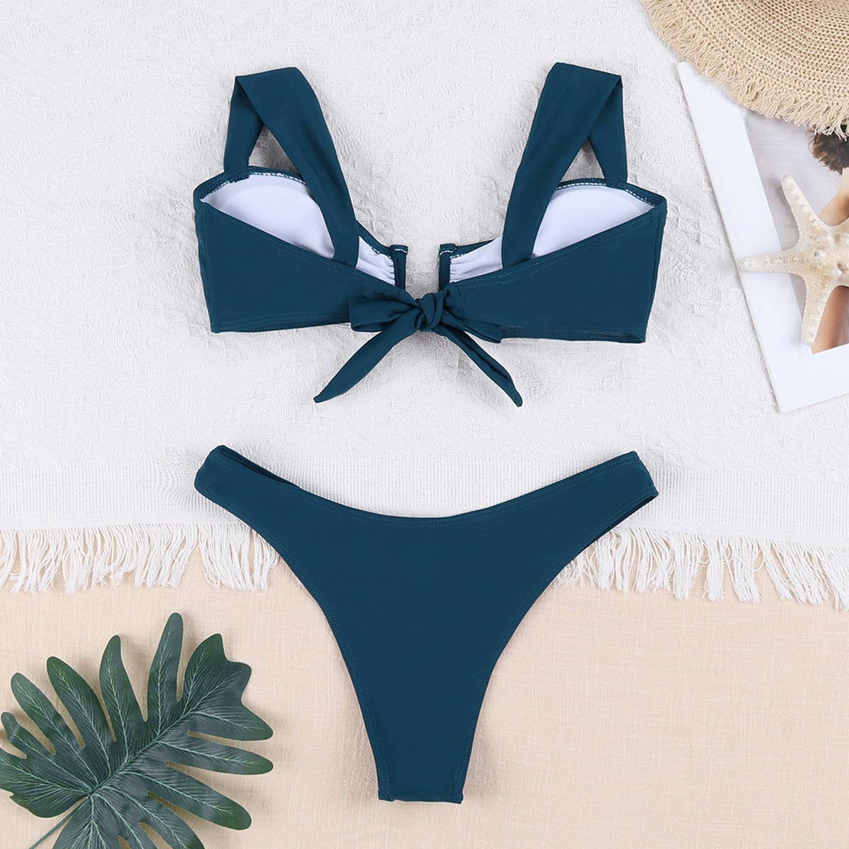 Women's Backless Bikini - Sexy Multi-Color Swimwear