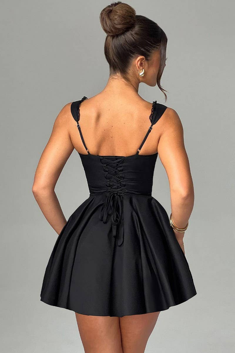 CWDSD8122_LACE SPLICE SEXY BACKLESS BODYCON MINI DRESS