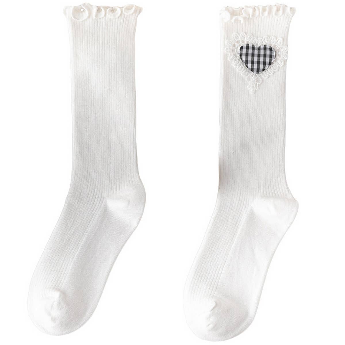 CUTE NEW WINTER WOOD EAR HEART-SHAPED SOCKS