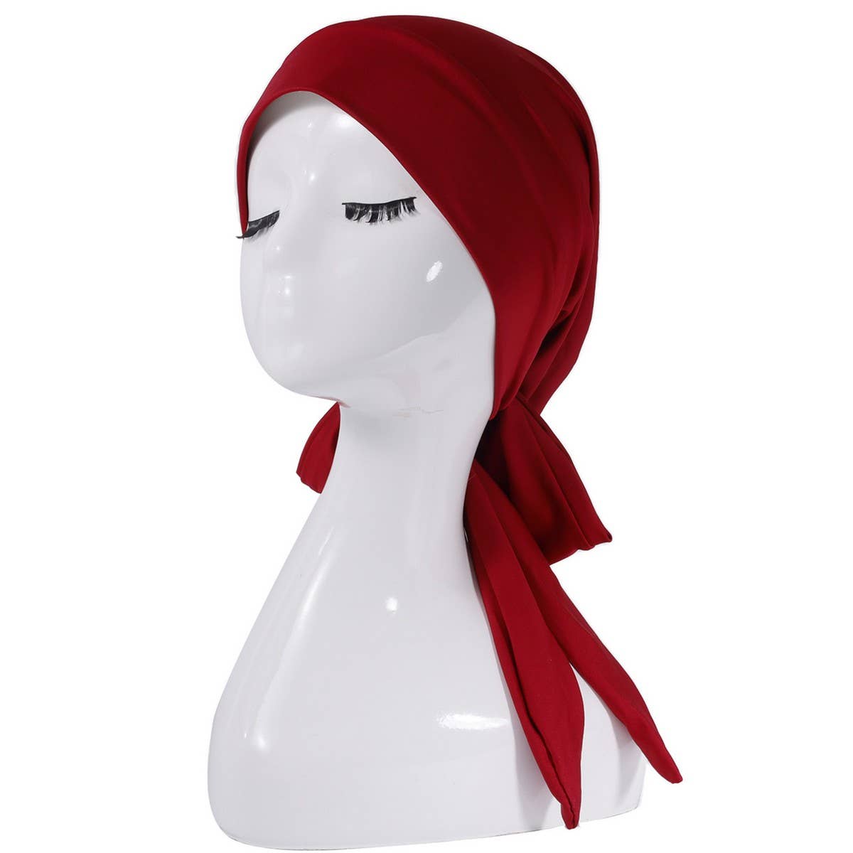 ETHNIC STYLE ELASTIC RIBBON PULLOVER HEADSCARF