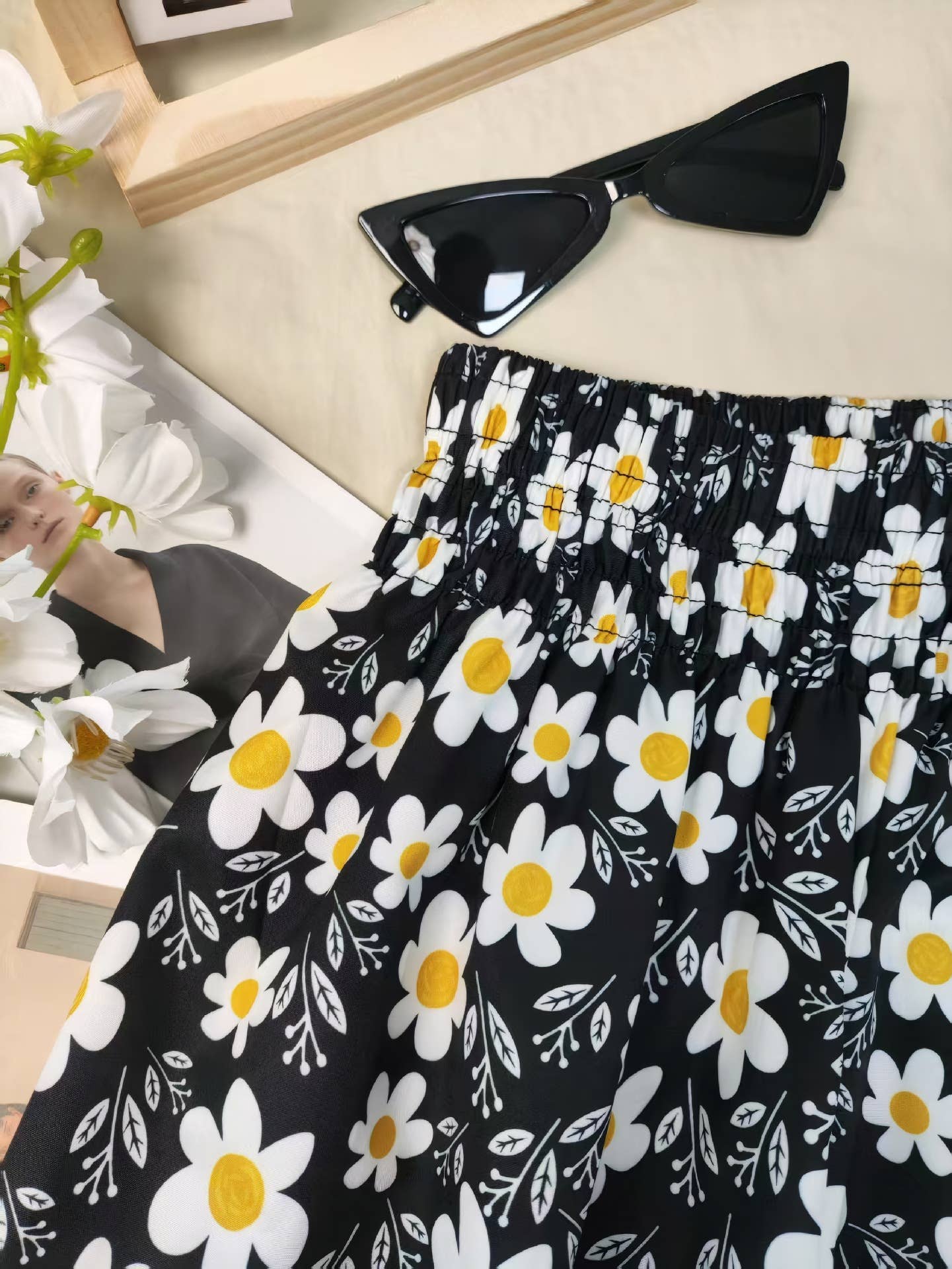 Printed fashionable casual shorts