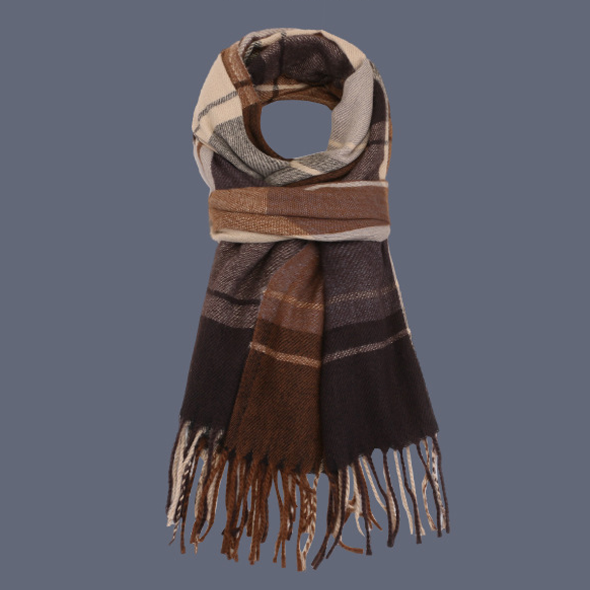 Tassel Scarf for Women - Thick Winter Warmth