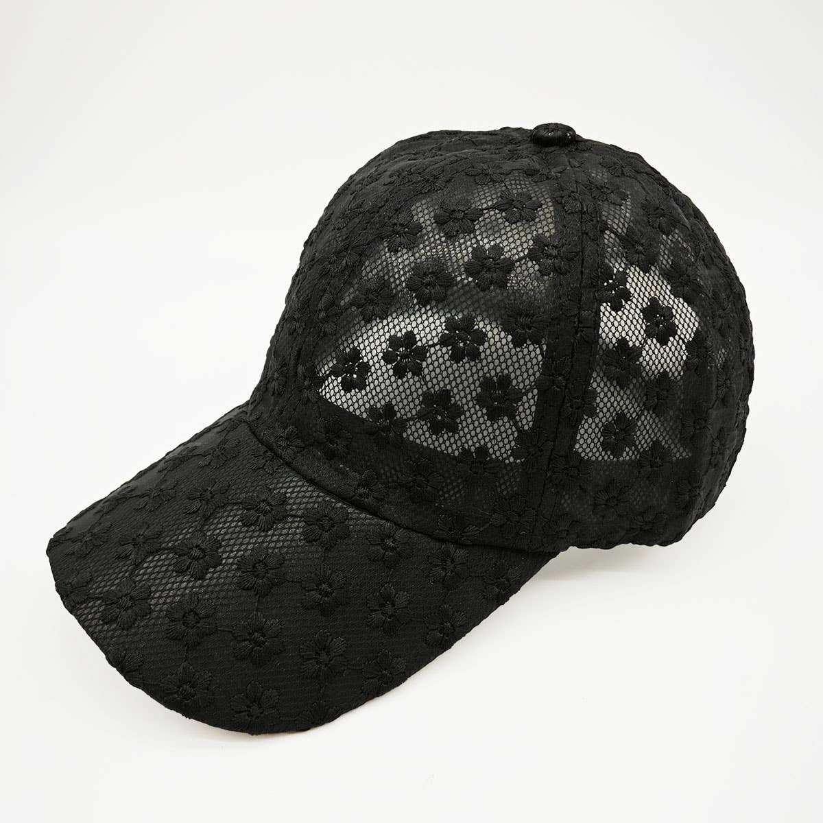 Summer Sun Hat, Lace Baseball Cap, Women¡¯s Floral CWAH0470