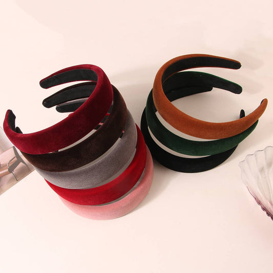 RETRO SOLID COLOR HEADBAND FASHION HEADBAND_CWAHA0487