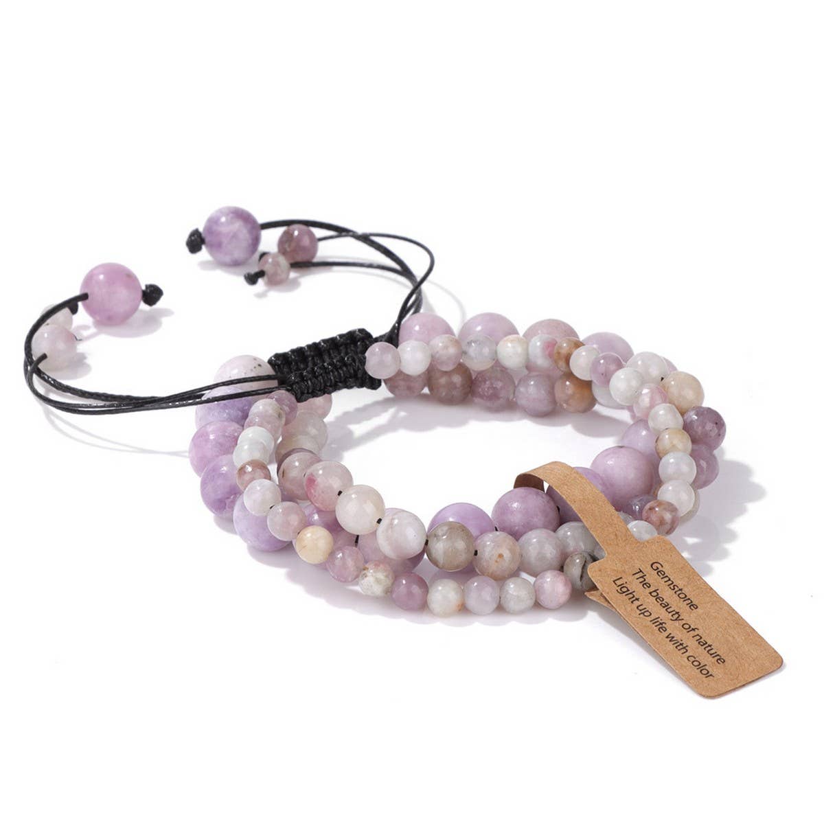 CWAJE4233_NATURAL STONE SIMPLE BRAIDED BRACELET