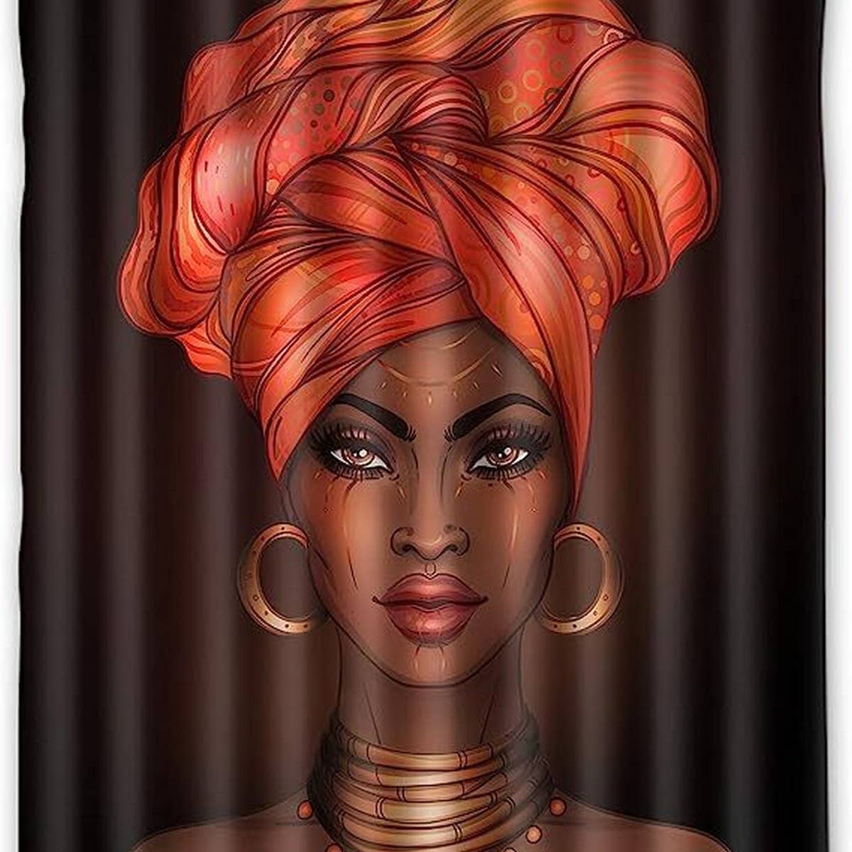 DIGITAL PRINTING BATHROOM SHOWER CURTAIN