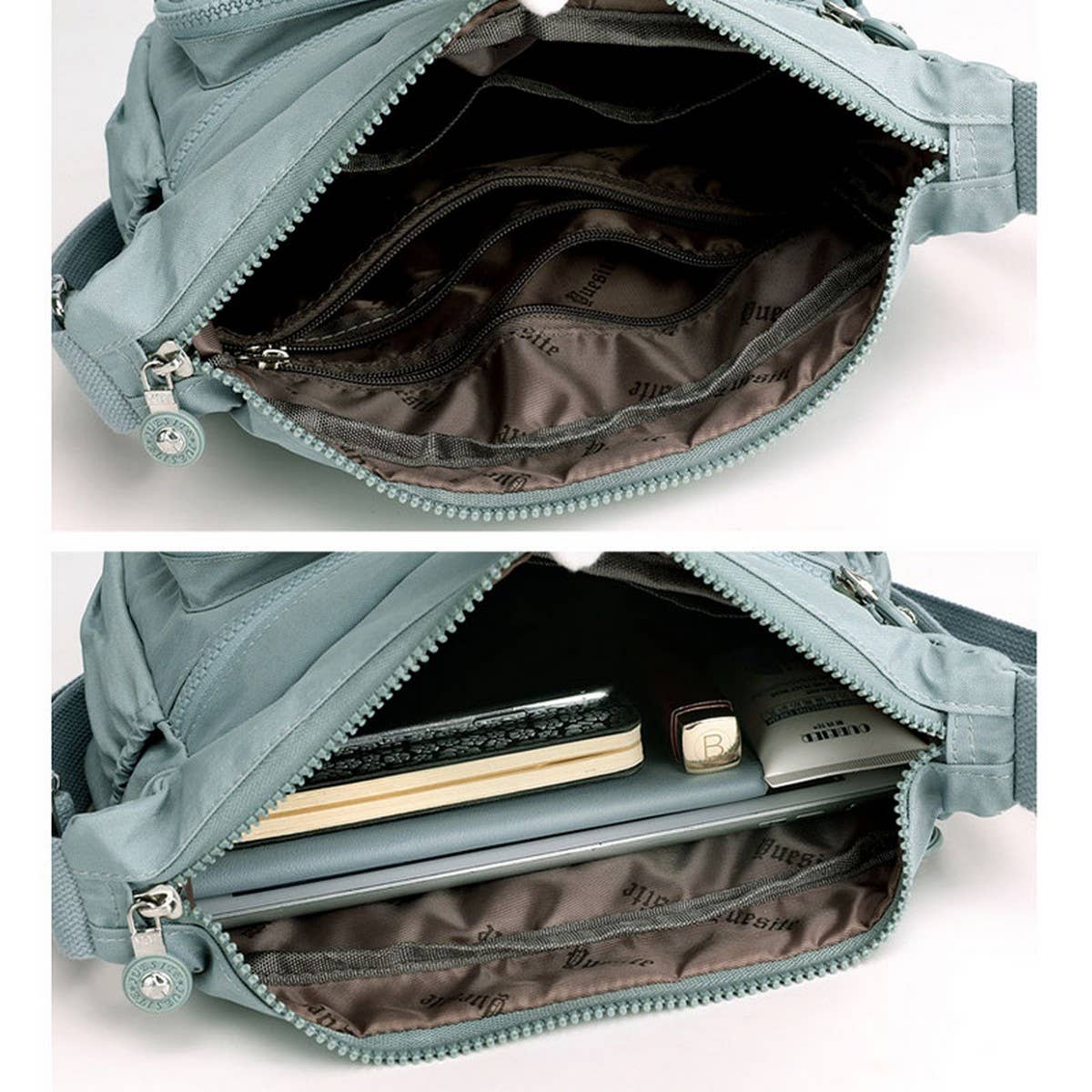 SIMPLE FASHIONABLE NYLON CROSSBODY SHOULDER BAG_CWASC1734