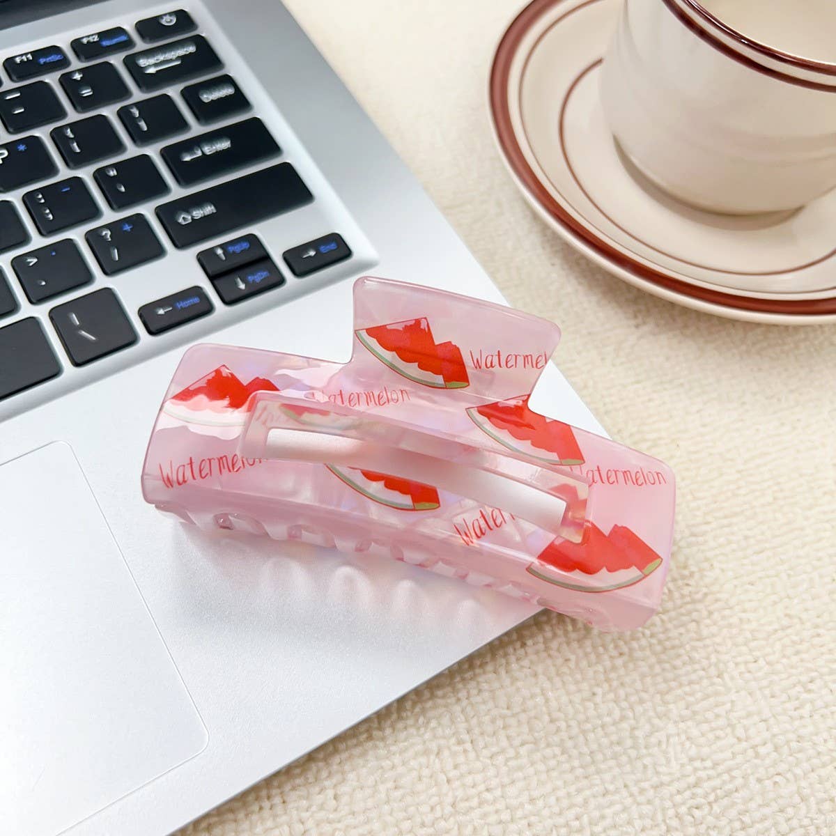 Iridescent Fruit Hair Claw, Sweet Candy Color Clip_CWAHA1577