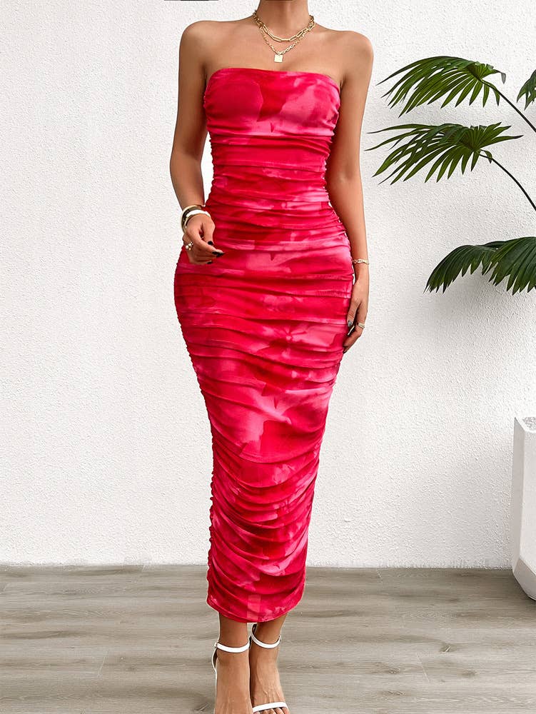 TEMPERA TOP TOP SMUDGED DRESS