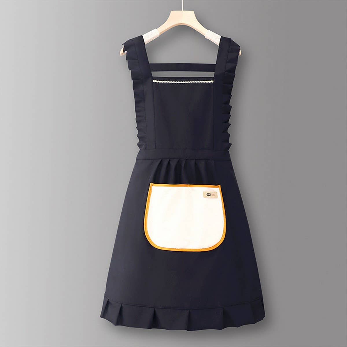 Houndstooth /Solid Color Waterproof Work Apron