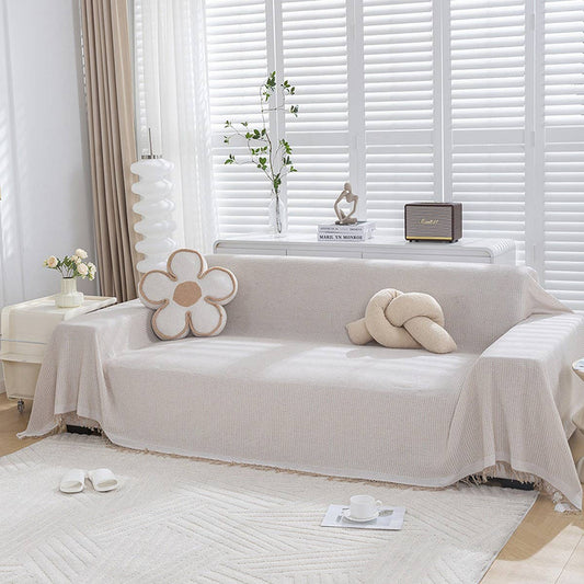 Cotton Sofa Throw Blanket All Season Cover