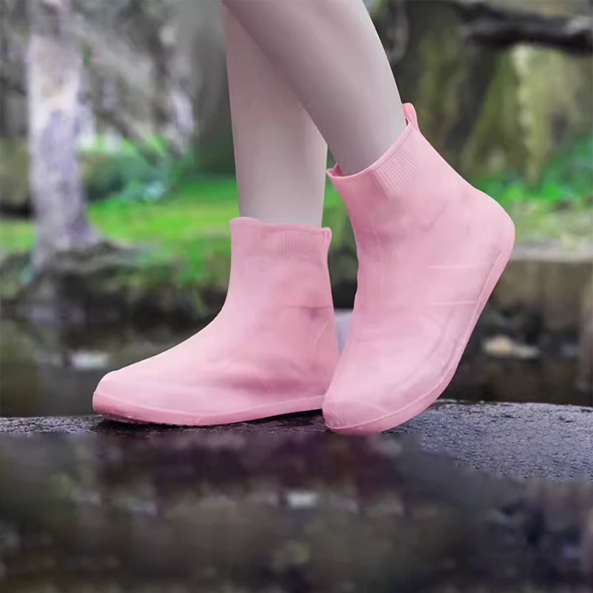 CWMM8436_THICK WEAR-RESISTANT RAIN BOOTS RAINPROOF SHOES