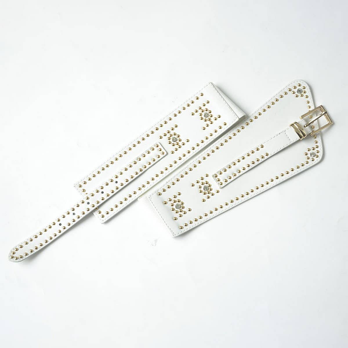NEW FASHIONABLE FASHION RIVET WIDE BELT_CWABE0484