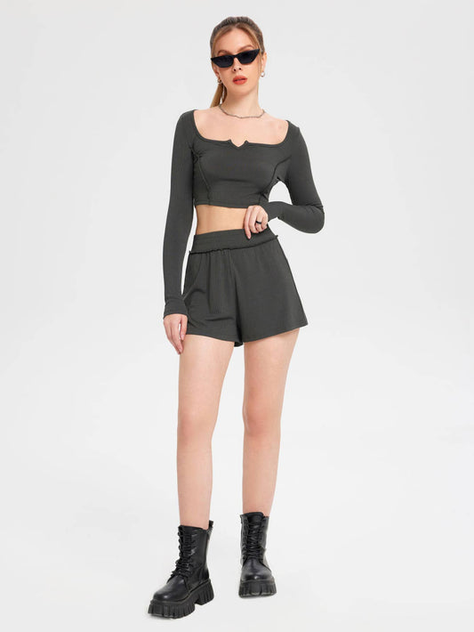 MINIMALIST CASUAL STYLE SOLID COLOR HOME SET