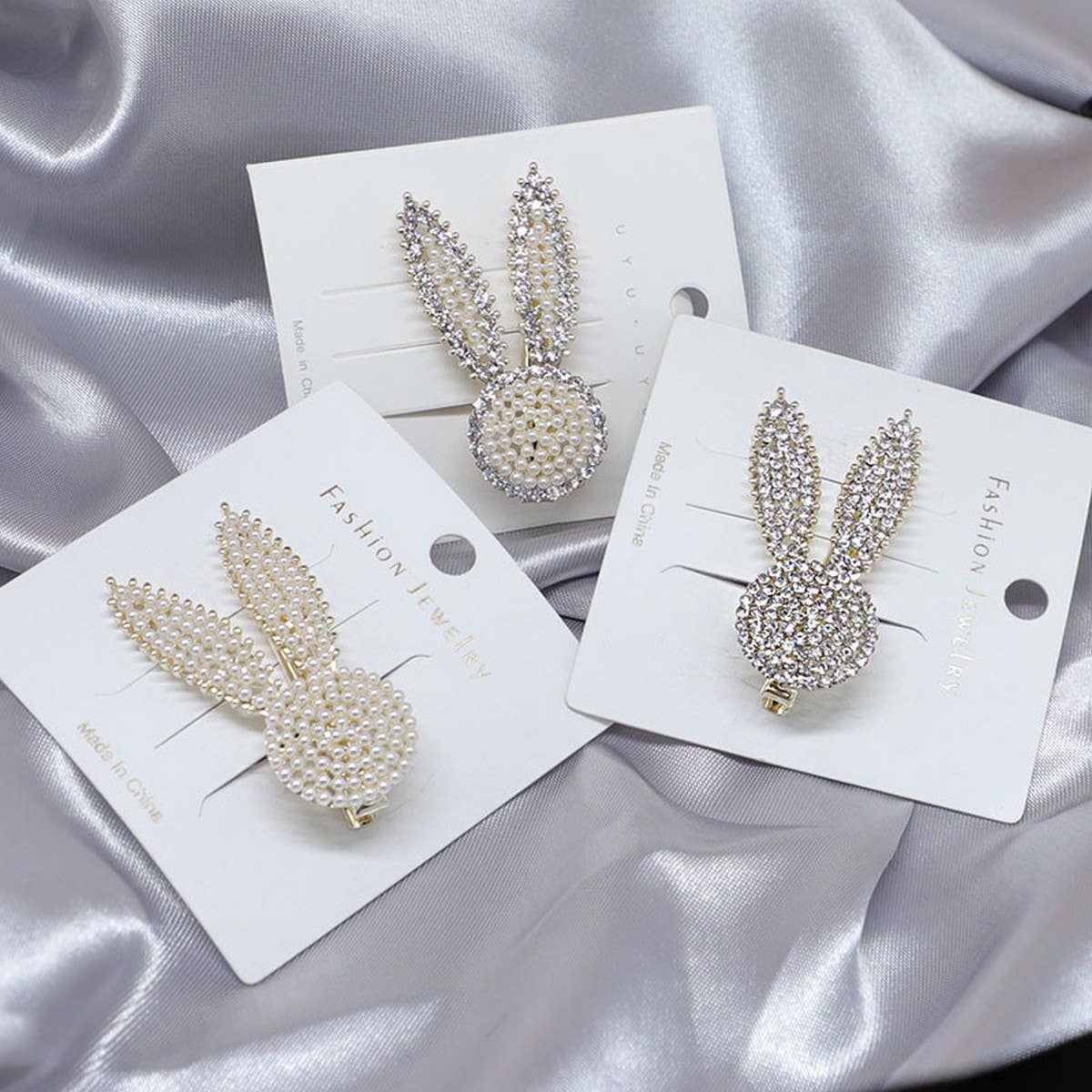 Cute Rabbit Ears Hair Clip, Student Bang Pin