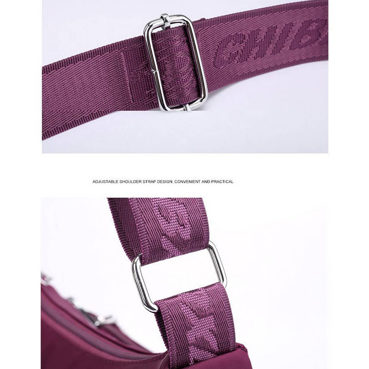 NYLON OXFORD CANVAS SHOULDER CROSSBODY BAG_CWASC1756