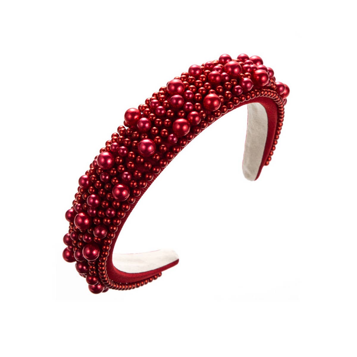 WOMEN VERSATILE SPONGE PEARL HEADBAND_CWAHA0823