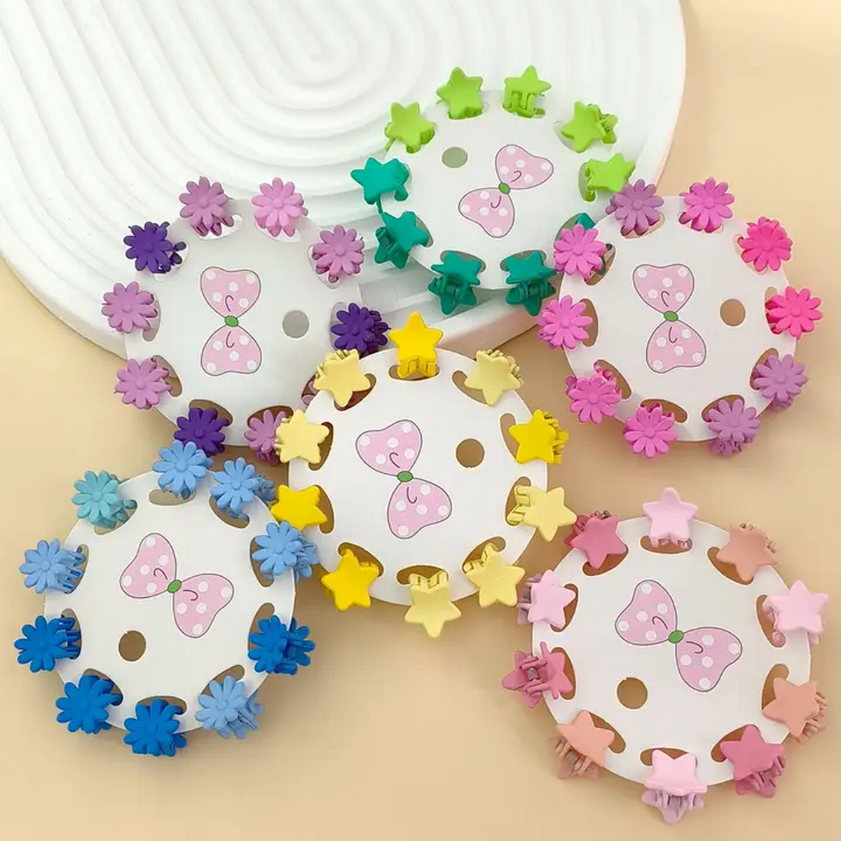 10pcs Mini Hair Claw Set - Candy Color Cute Clips_CWAHA0716