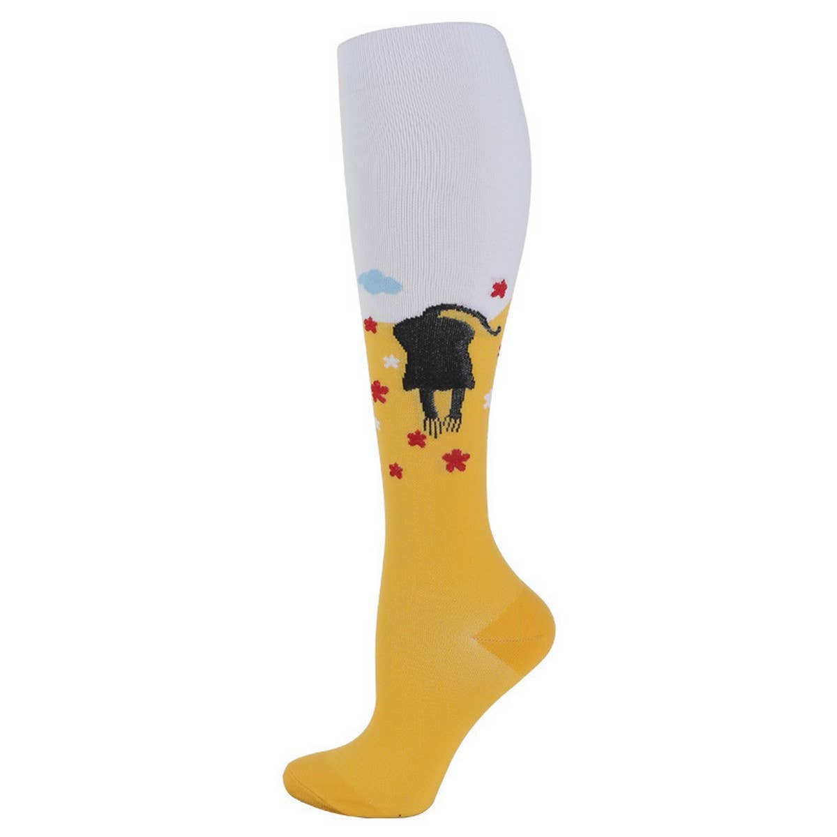 WOMEN'S CYCLING SPORTS LONG COMPRESSION SOCKS