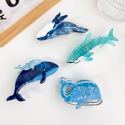 CARTOON WHALE PERSONALITY AESTHETIC HAIRPIN_CWAHA1490
