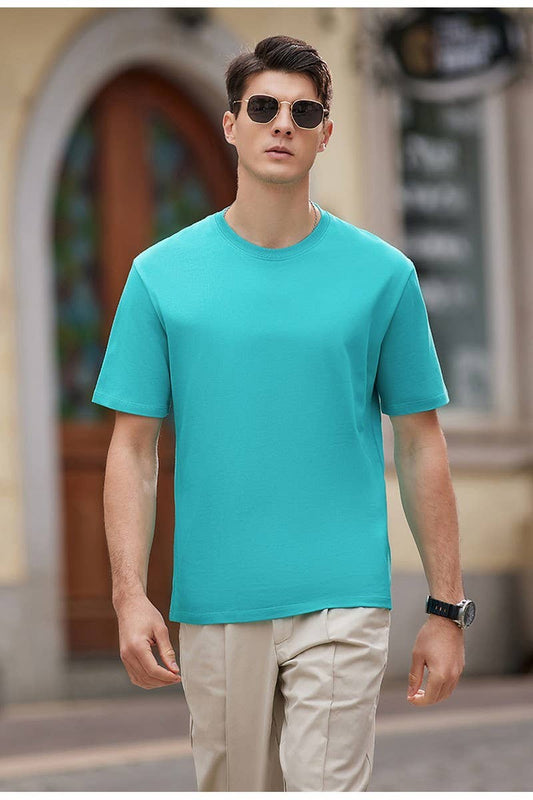 Cwtts00721_Cotton Short-Sleeved T-Shirt