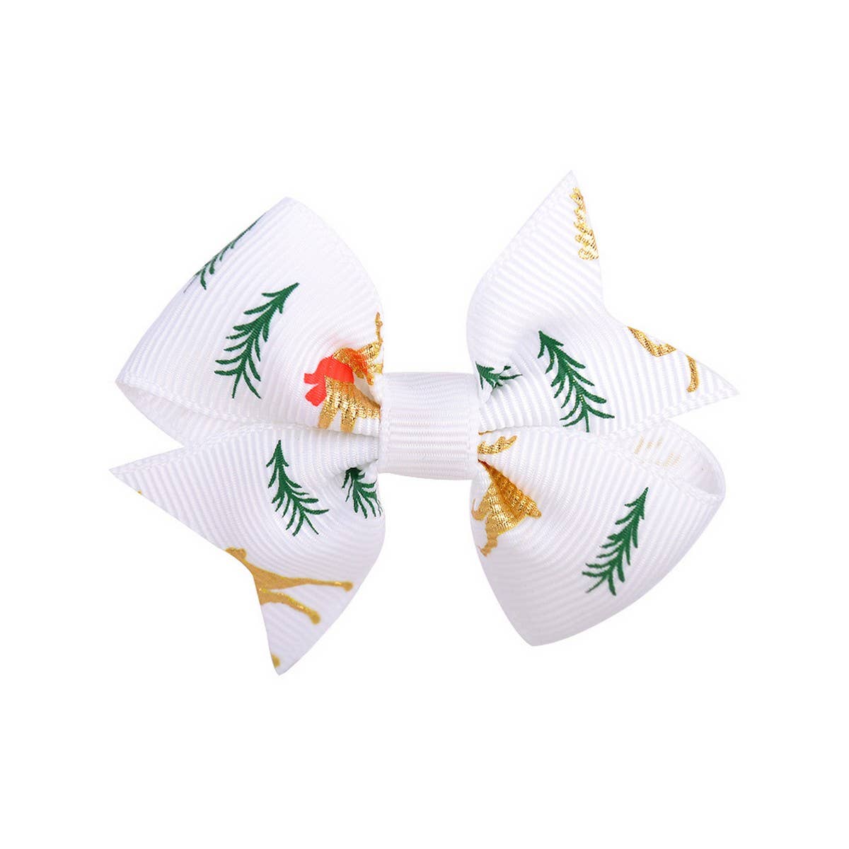 Solid Grosgrain Bow Hair Clip for Girls_CWAHA6699
