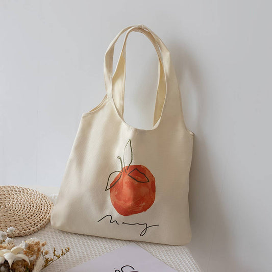 Minimalist Canvas Tote Bag for Women, Large Size_CWAB5624