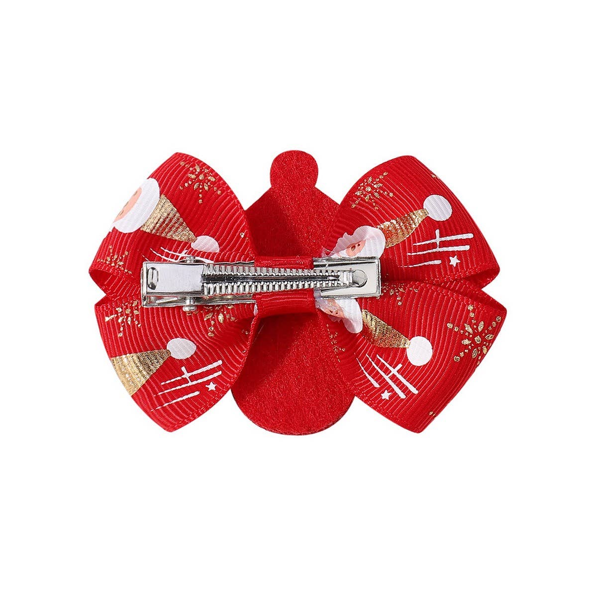 Glitter Reindeer Bow Hair Clip for Girls