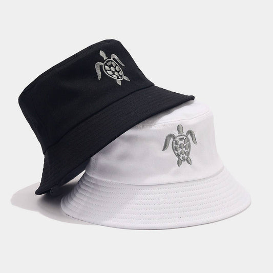 SUN PROTECTION VISOR EMBROIDERED BUCKET HAT_CWAH1570
