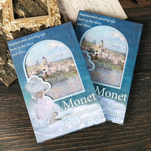 VINTAGE OIL PAINTING GIRL COVER NOTEBOOK